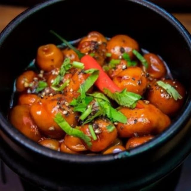 49. Nam Dau Hu Kho To - Braised Mushroom & Tofu.