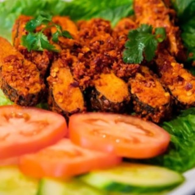 51. Ca Chien Xa Ot - Chili Lemongrass Fried Fish.