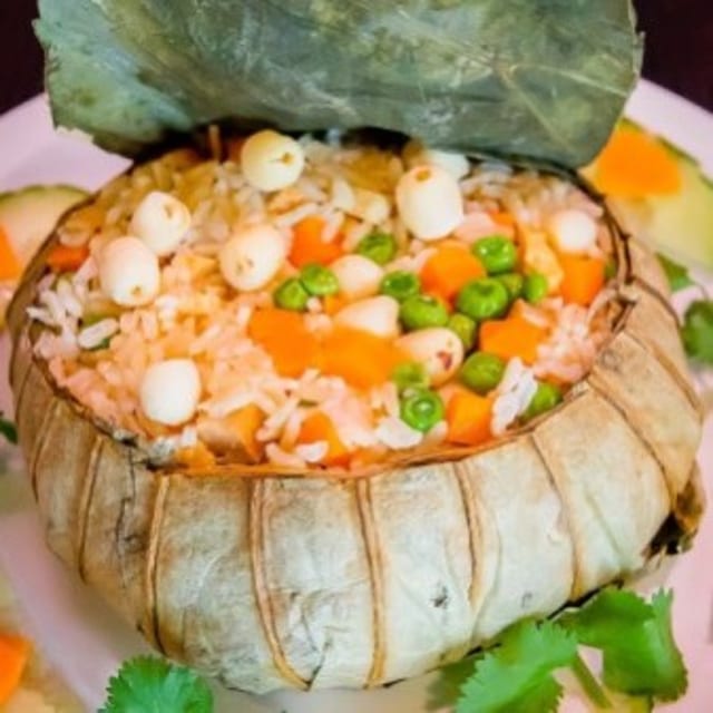 33. Com Goi La Sen - Rice Wrap In Lotus Leaf.